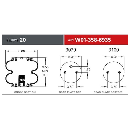 Firestone 20F ZYTBMP 1/4OFF2BN 2BN, W013586935 W013586935
